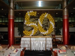 Dekoracija rođendana balonima 10