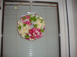 Cvetna dekoracija za vrata 14
