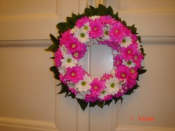 Cvetna dekoracija za vrata 17